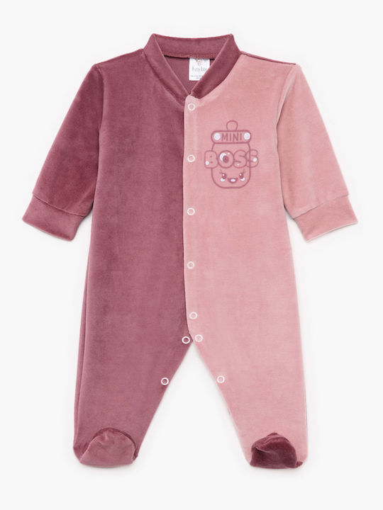 Pretty Baby Baby Bodysuit Velvet Pink