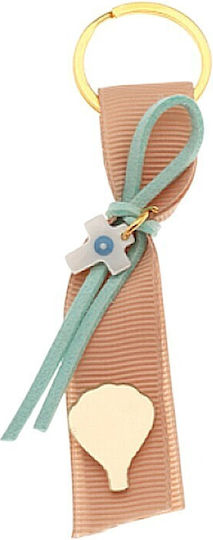 Bellissimo Christening Charm Keychain Beige 50pcs