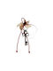 Kalliopi Silver Handmade Hanging Lucky Charm Basin Wrench Red 2026 5x12cm 1pcs