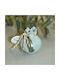 LiebeQueen Handmade Lucky Charm Pomegranate Light Blue Ceramic 5.5x7cm 1pcs