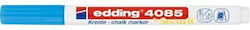 Μαρκαδόρος Υγρής Κιμωλίας Edding 4085 1-2mm Μπλε Ανοιχτό