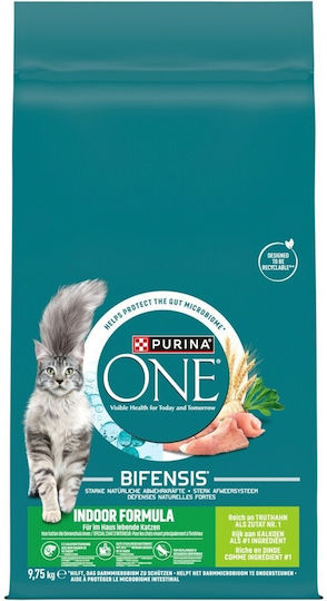 Purina One Ξηρά Τροφή χωρίς Γλουτένη για Ενήλικες Γάτες με Γαλοπούλα 9.75kg