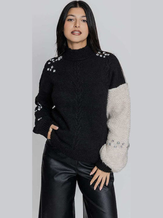 Women's Long Sleeve Sweater Black