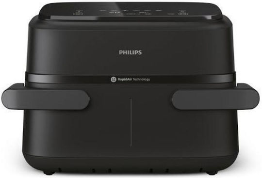 Philips Air Fryer with Double Detachable Bucket 7.1lt Black NA154/00