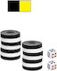ToyMarkt Wooden Checkers for Backgammon Yellow-...