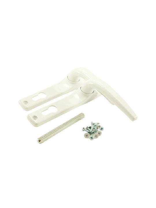 'Ifaistos Window Handles on Plate White 29.0272