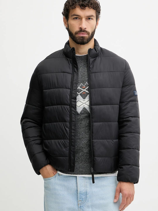 Pepe Jeans Χειμωνιάτικο Μπουφάν Puffer Μαύρο