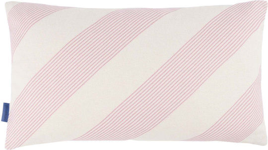 Nobodinoz Perna De Canapea Din 100% Bumbac Dungi Diagonale Lila 30x50cm