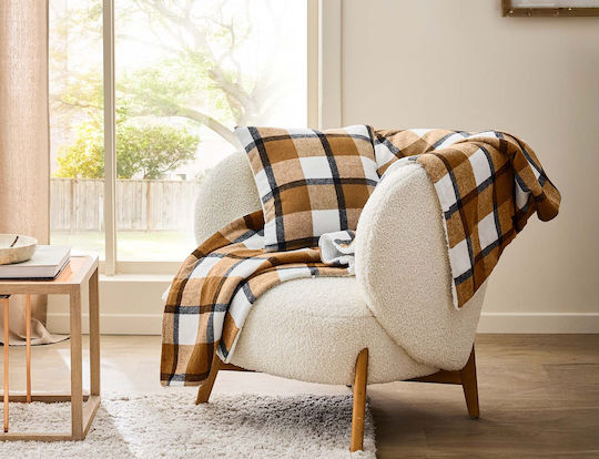 Douceur d'Intérieur Μαξιλάρι Camel 45x45εκ. Douceur d'Intérieur Μαξιλάρι Camel 45x45εκ.