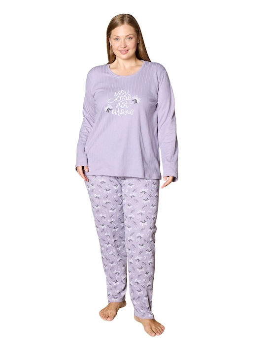 Modalove Set Pijamale pentru Femei Violet