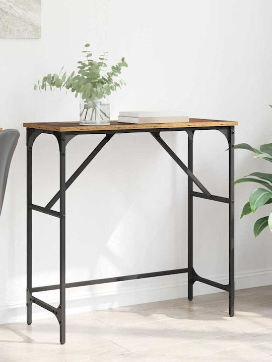 Metal Console Table Coffee L75xW32xH75cm