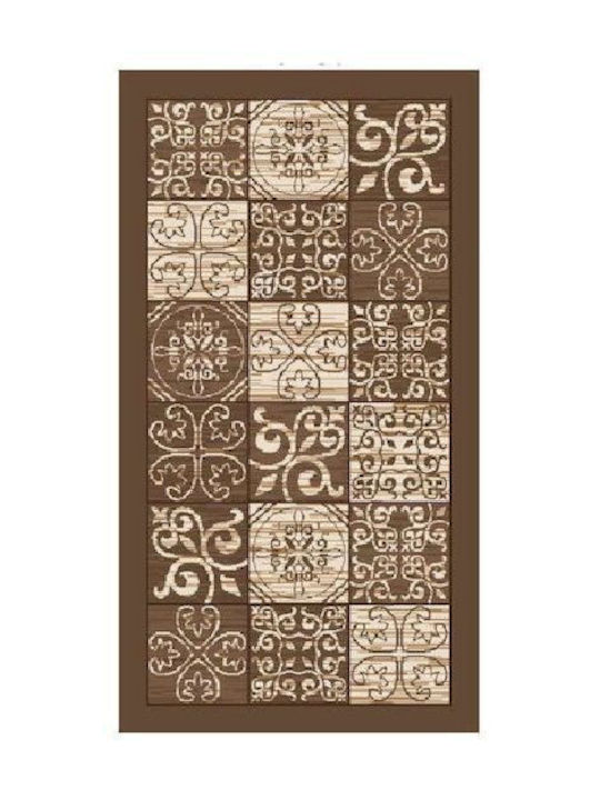 Sakalidis Rug with Width 80cm Brown by the Meter