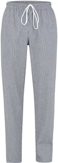 Kochhose Mit Elastischem Bund Karierte 100% Baumwoll Plutone