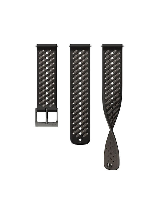 Suunto Wearable Straps Athletic 8 Black S+M 22mm Ss051213000