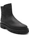 Leather Women's Ankle Boots Black