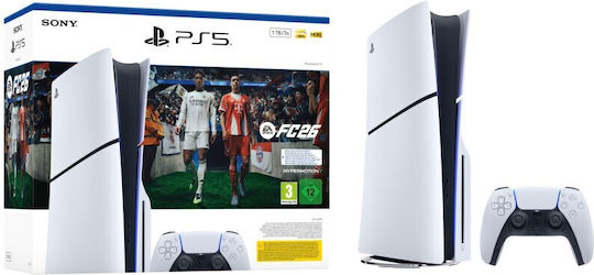 Sony PlayStation 5 Slim 1TB FC 26 (Voucher) (Official Bundle)