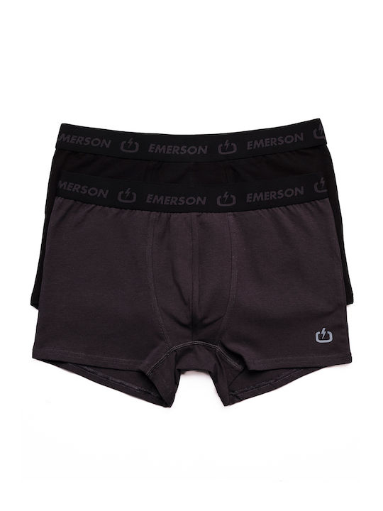 Emerson Мъжки боксерки Черни 1Опаковка