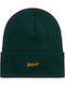 Tall Cuff Beanie Beanie Knitted in Green color