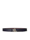 Leder Damen Gürtel Blau