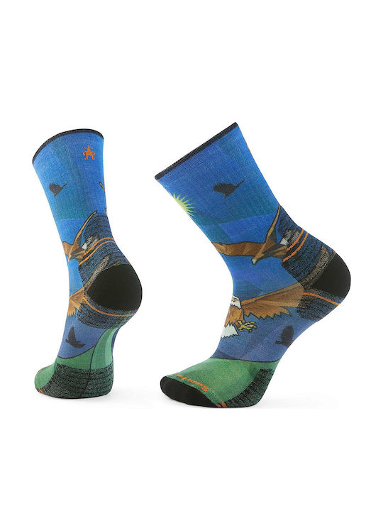 Smartwool Hike Αθλητικές Κάλτσες Μπλε 1 Ζεύγος