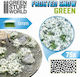 Green Stuff World Frosted Snow Grüne Büschel 6mm 75 Stück