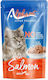 Alpha Pet Wet Food for Adult Cats in Pouches with Salmon 85gr