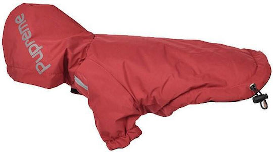 Denik Pets Red Dog Coat with Hood
