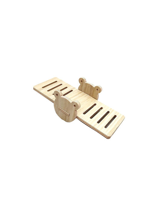 Wooden Seesaw Toy Hamster – L15xW6.5xH6.5cm
