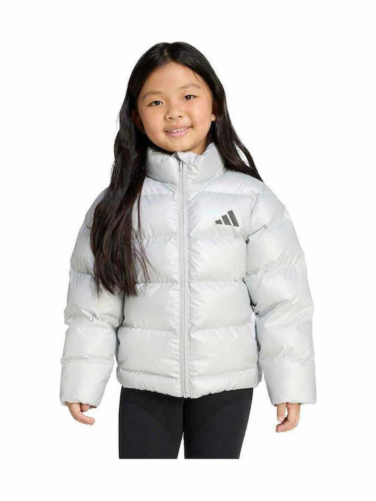 adidas Kinder Sport Jacke Silber