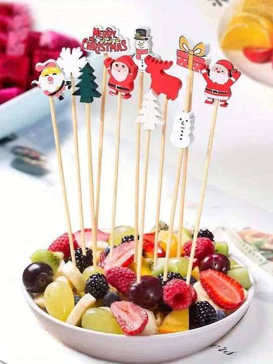 Panora Toppers Mit Weihnachtsmann 10Stücke Panora Toppers Mit Weihnachtsmann 10Stücke