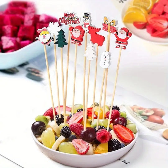 Panora Toppers Mit Weihnachtsmann 10Stücke Panora Toppers Mit Weihnachtsmann 10Stücke