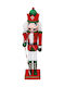 Dorosimo Wooden Christmas Nutcracker 40cm Red