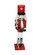 Dorosimo Wooden Christmas Nutcracker 40cm Red