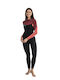 Jobe Sofia Jumpsuit Wetsuit with Zip Pink 3mm