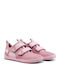 Kids Sneakers with Hoop & Loop Closure Pink