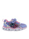 Lilo & Stitch Kids Sneakers with Scratch & Lights Lilac