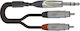 Onsei Cable 6.3mm male - RCA male 1m