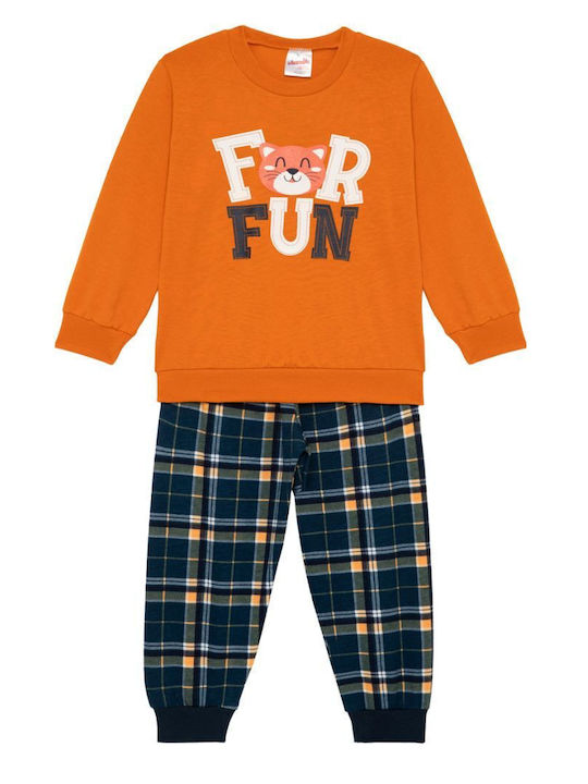 Minerva Kids Winter Orange Pajamas Baby