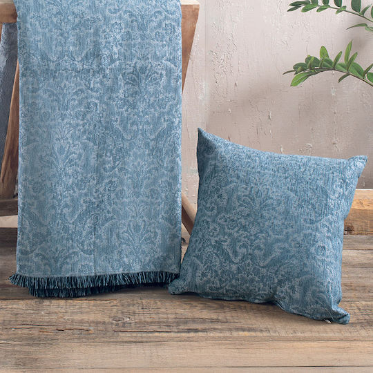 Rythmos Bianco Throws & Couch Blankets Four-Seater Sofa Throw Chenille 180x330cm White
