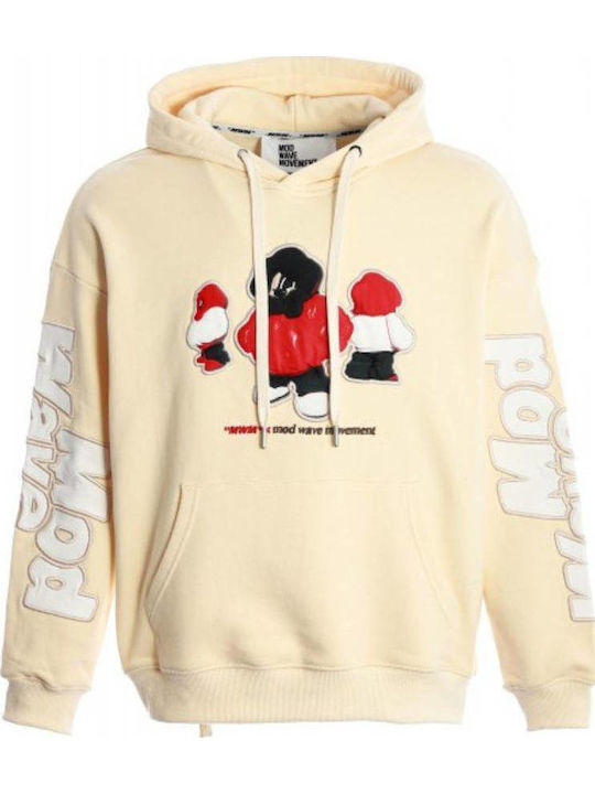 Mod Wave Movement Ecru with Hood