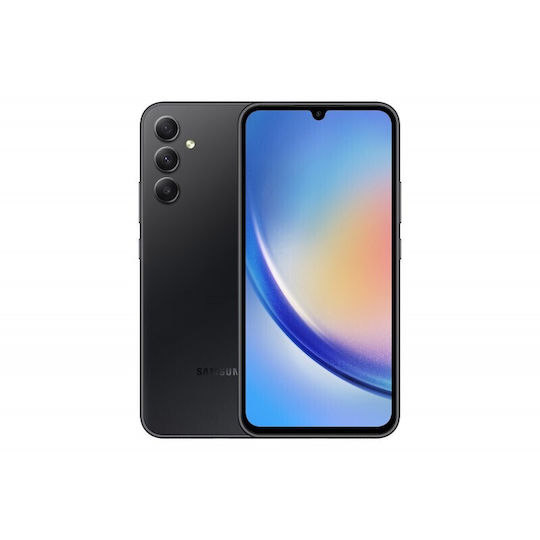 Samsung Galaxy A34 (6GB/128GB) Awesome Graphite Generalüberholter Zustand A