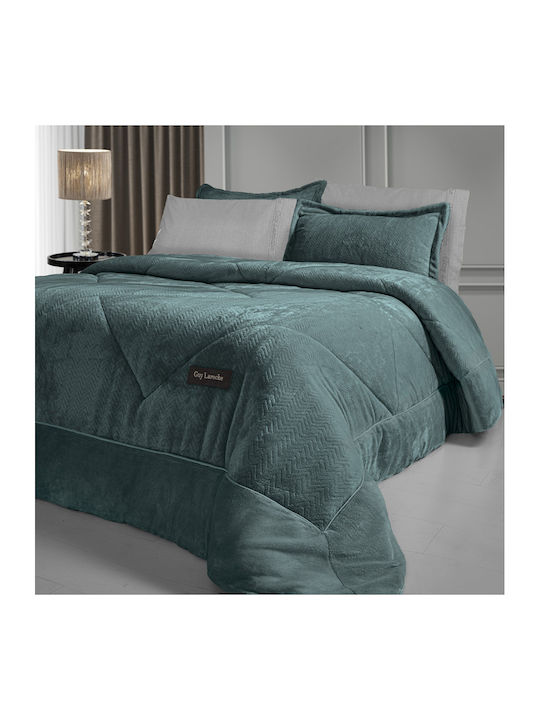 Guy Laroche Duvet Cover Queen 220x240cm Moore Emerald 780 GSMGsm