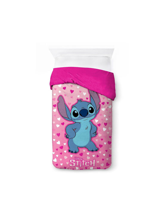 Disney Kids Duvet Cover Single Lilo & Stitch Pink 160x250cm