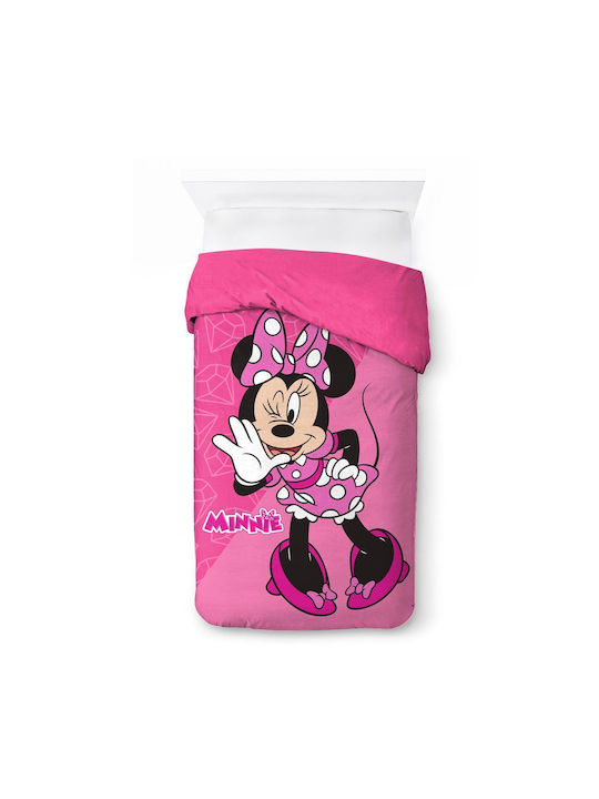 Disney Kinderbettdecke Einzel Minnie Fuchsia-pink 160x250cm