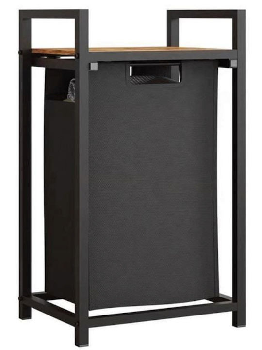 Καλάθι Απλύτων Μεταλλικό 45lt 50x32.5x71cm Μαύρο Καλάθι Απλύτων Μεταλλικό 45lt 50x32.5x71cm Μαύρο