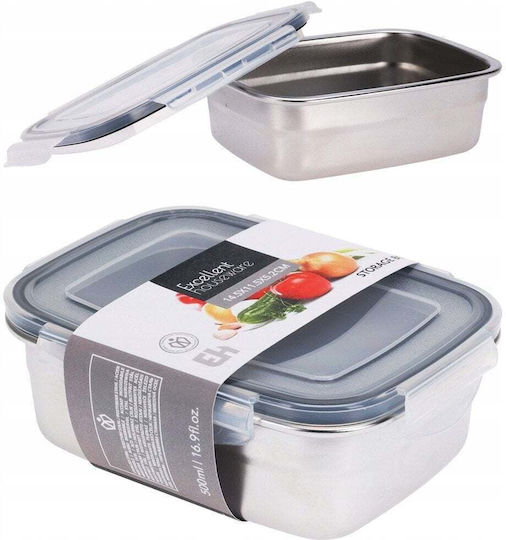 Excellent Houseware Δοχείο Φαγητού Γκρι 500ml