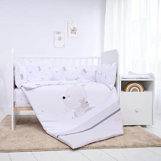 Lorelli Set Für Krippe Little Little Gray 7Stück