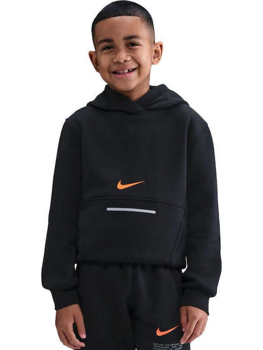 orange and black nike sweater
