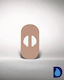 Ovale Pflaster Medtronic Guardian 3 & 4 – Packung 2 Stücke 9,5x4,5cm Beige