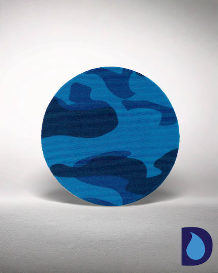 Runde Selbstklebepflaster Ohne Loch – Packung Mit 2 Stück 9,5cm Blau Camo